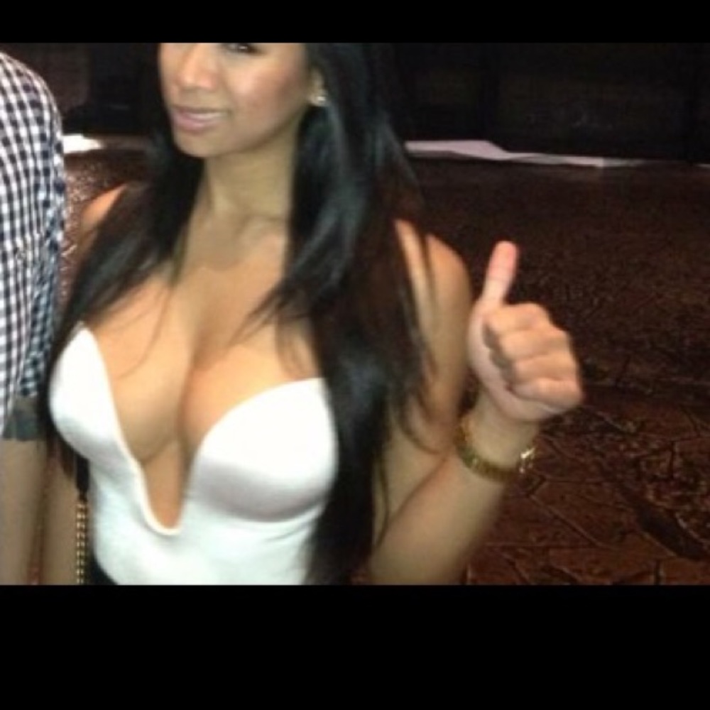 White Deep V Corset